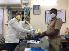 Gopal Seelamneni Donates Groceries and Masks